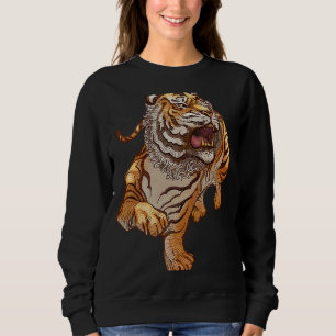 Roaring Tiger Fierce and Powerful Sweatshirt