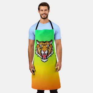 Roaring Tiger Head-25818 Apron