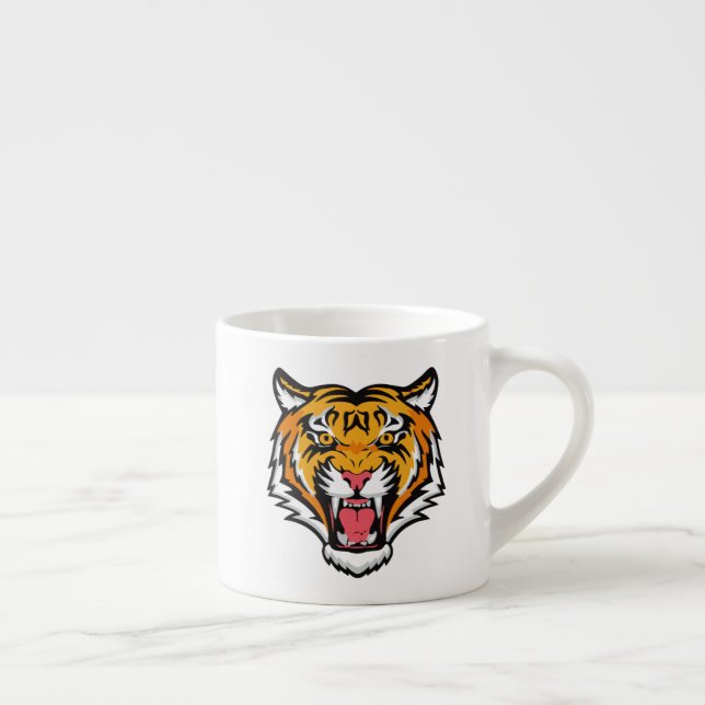 Roaring Tiger Head-25818 Espresso Cup (Right)