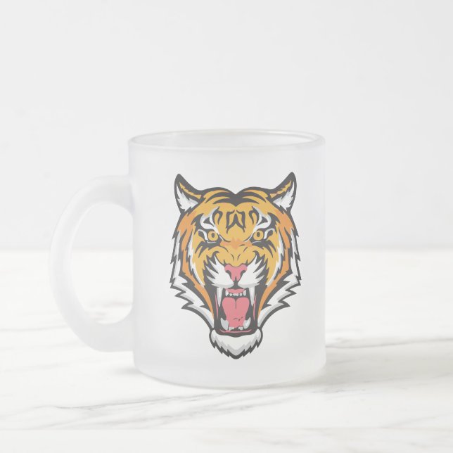 Roaring Tiger Head-25818 Travel Mug (Left)
