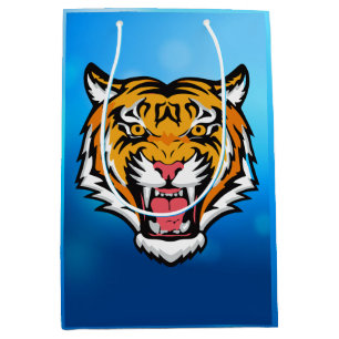 Roaring Tiger Head-25818 Travel Mug Medium Gift Bag