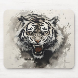 Roaring Tiger Ink Mouse Mat