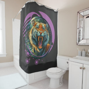 Roaring Tiger Shower Curtain