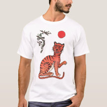 Roaring tiger