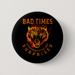 Roaring Tiger Year of 2022 6 Cm Round Badge