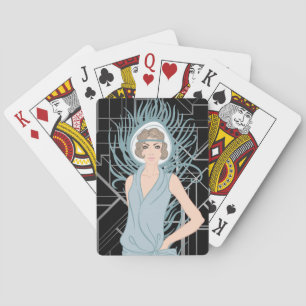 Roaring Twenties Art Deco Bicycle Playing Cards