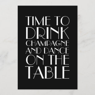 Roaring Twenties Birthday Invitation
