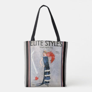 Roaring Twenties Deco Elite Styles Tote Bag