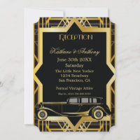 Roaring Twenties Gatsby Style Reception