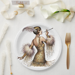 Roaring Twenties  Paper Plate