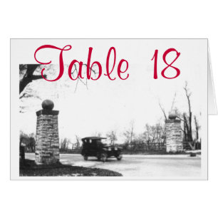 Roaring Twenties Party Table Number