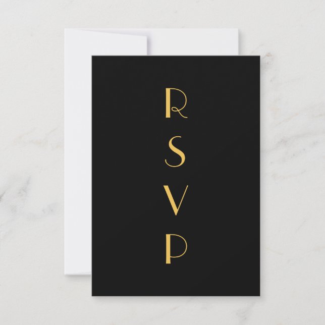 Roaring Twenties RSVP Card (Front)