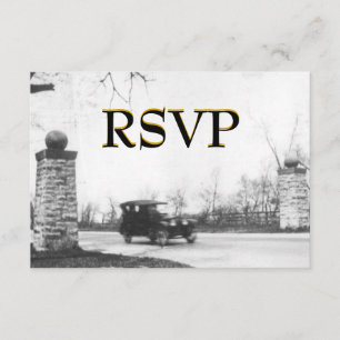Roaring Twenties RSVP Enclosure with envelope Card