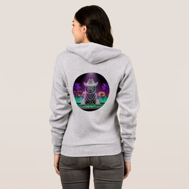 Roaring Vegas Tiger Hoodie 🐯✨ (Back Full)