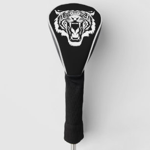 Roaring White Tiger Golf Head Cover