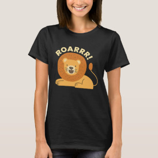 Roarrr I Lion Girl Boys Tiger Cat Animal Friend Ch T-Shirt