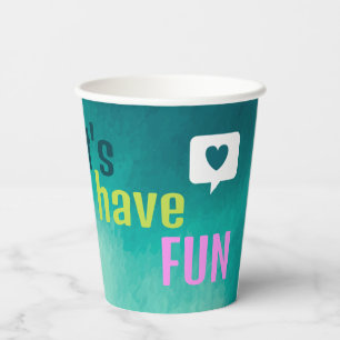 Roarsome 2nd Girls Birthday party cup