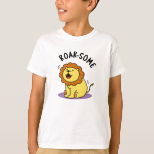 Roarsome Funny Roaring Lion Pun  T-Shirt