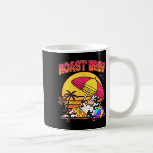 Roast Beef Beach Cow Funny Farm Animal Christian Coffee Mug