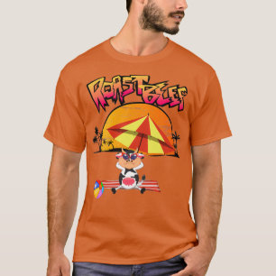 Roast Beef cow beach T T-Shirt