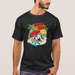 Roast Beef Cow On Beach Vacation Sun Tan Kids Men  T-Shirt
