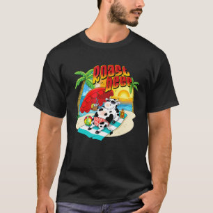 Roast Beef Cow On Beach Vacation Sun Tan Kids Men T-Shirt