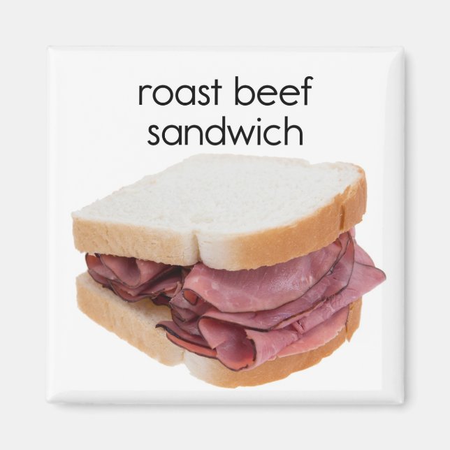 Roast Beef Sandwich Magnet (Front)