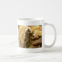 Roast beef sandwich with creamy goat cheese