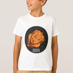 Roast chicken cartoon illustration T-Shirt