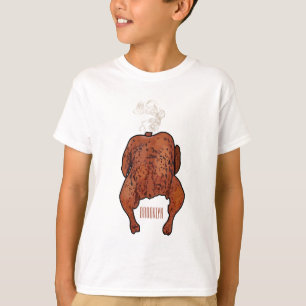Roast chicken cartoon illustration T-Shirt