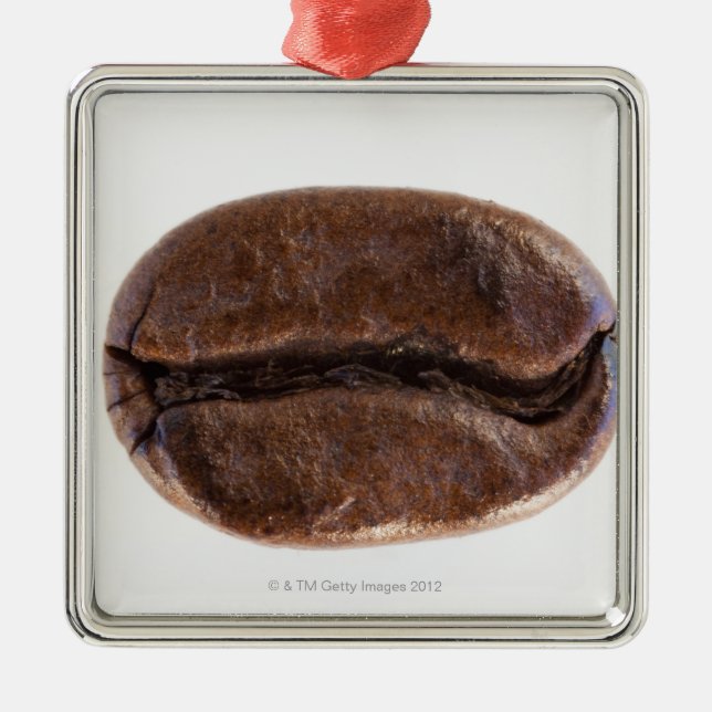 Roast coffee bean, studio shot metal tree decoration (Front)