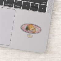 Roast pork belly cartoon illustration