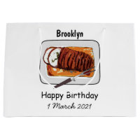Roast turkey breast cartoon illustration
