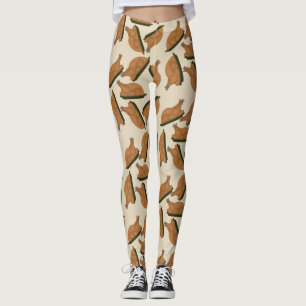 Roast Turkey Thanksgiving Leggings
