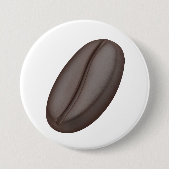 Roasted Arabica coffee bean 7.5 Cm Round Badge (Front)