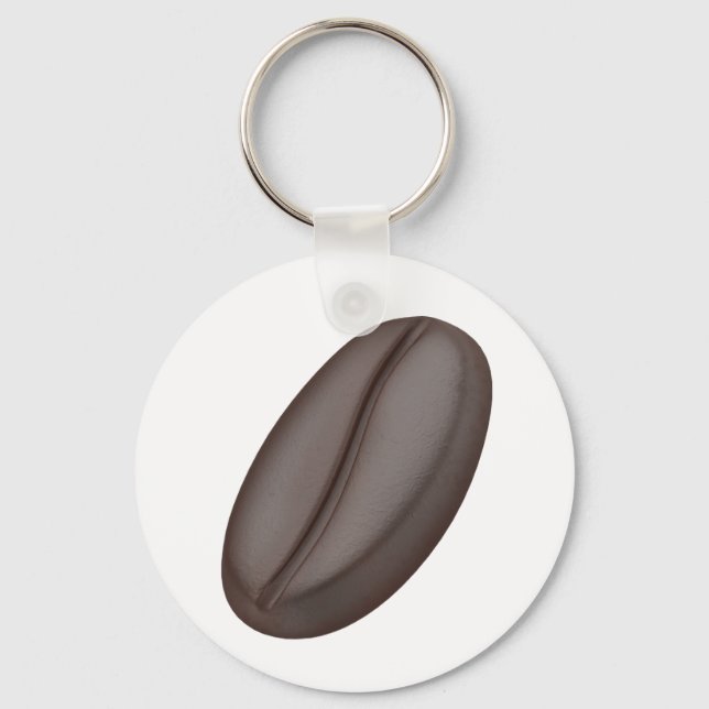 Roasted Arabica coffee bean Key Ring (Front)