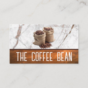 Roasted Coffee Beans in Bags  Business Card