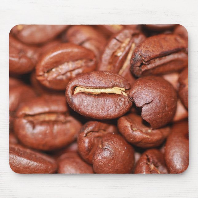 Roasted Coffee Beans Mouse Mat (Front)