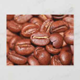 Roasted Coffee Beans Postcard