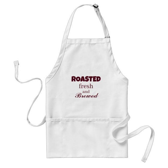 Roasted Fresh & Brewed Coffee Apron (Front)