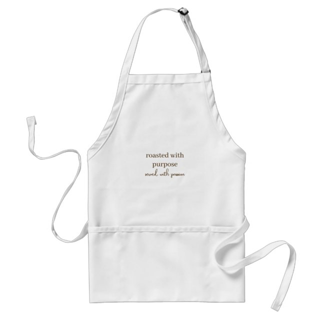 Roasted With Purpose Served With Passion Standard Apron (Front)