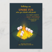 Roasting Marshmallows Birthday Party