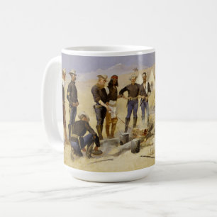 Roasting the Christmas Beef in a Cavalry Camp Coffee Mug