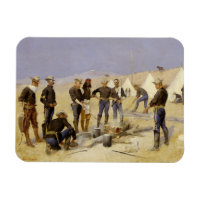 Roasting the Christmas Beef in a Cavalry Camp