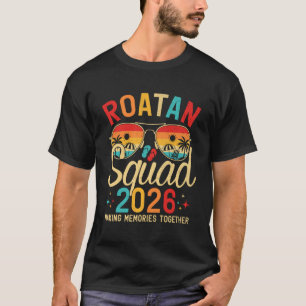 Roatan Beach Honduras Summer Vacation Family Trip T-Shirt