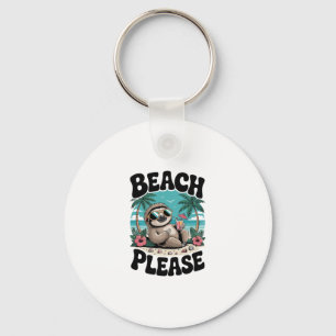 Roatan Honduras Sloth Summer Key Ring
