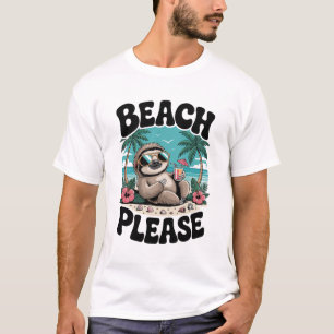 Roatan Honduras Sloth Summer T-Shirt