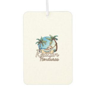 Roatan Sloth Animal Lovers For Men Women Kids Long Car Air Freshener