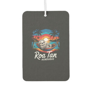 Roatan Sloth, Roatan Honduras Sloth, Roatan T-Shir Car Air Freshener