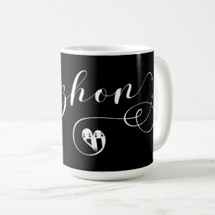 Roazhon, Rennes Flag in Heart, Brittany Coffee Mug
